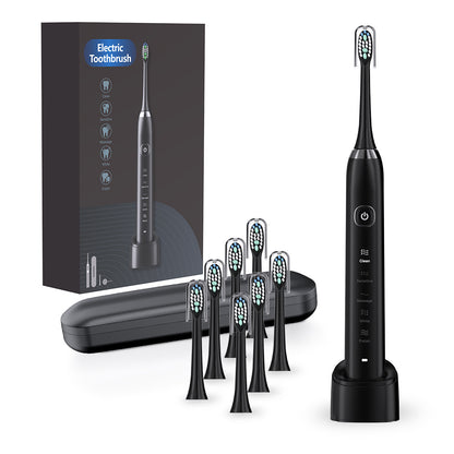 Electric Toothbrush with 8 Brush Heads 5 Speed Modes