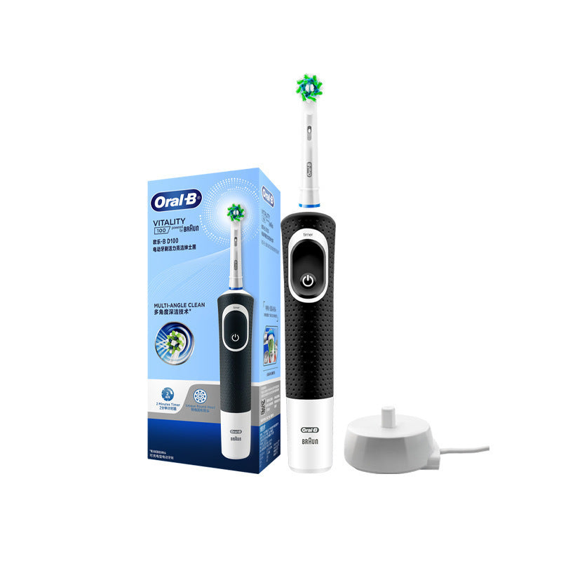 Electric Toothbrush with Soft Bristles and Inductive Charging