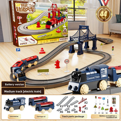 Electric Train Set with Track