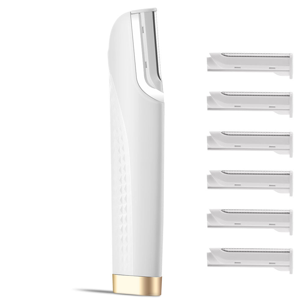 Electric Ultrasonic Shaver with Replacement Blades
