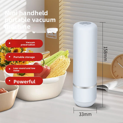Electric vacuum pump for storage bags