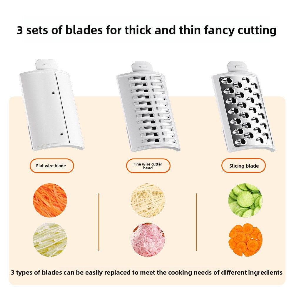 Electric Vegetable Cutter Multi-Function Shredder Slicer