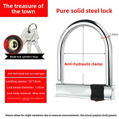 Electric Vehicle Motorcycle Bicycle Anti-Theft Lock
