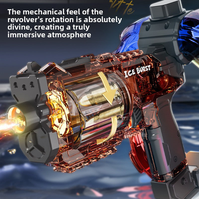 Electric Water Gun with LED Lights and Automatic Firing