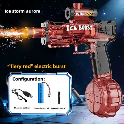 Electric Water Gun with LED Lights and Automatic Firing