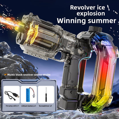 Electric Water Gun with LED Lights and Automatic Firing