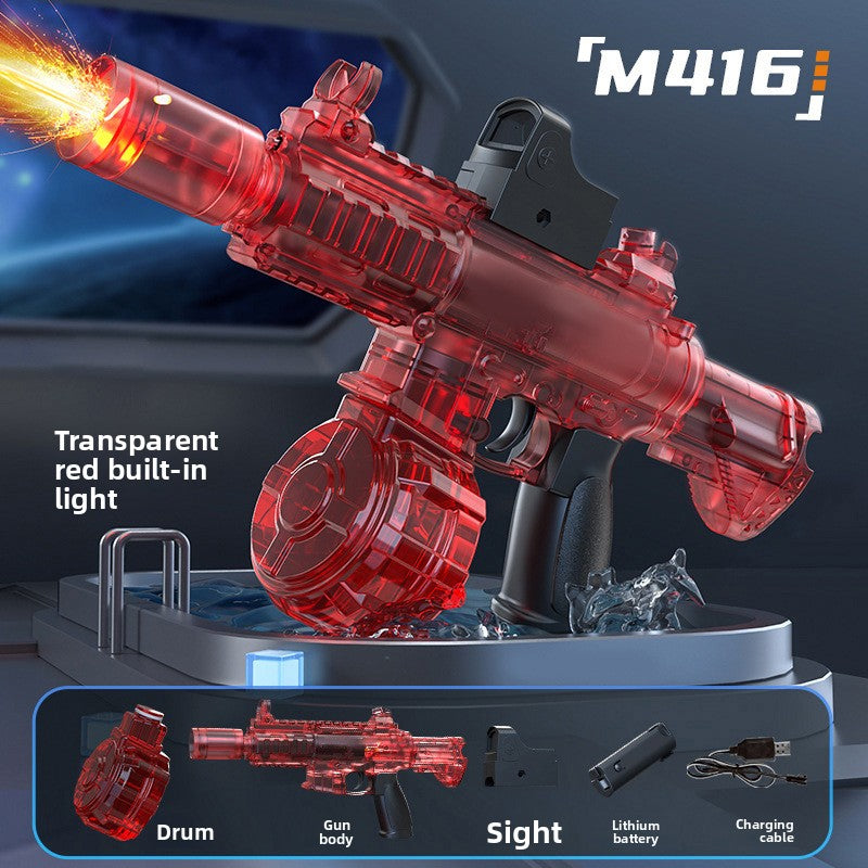 Electric Water Gun with Light and Burst Function