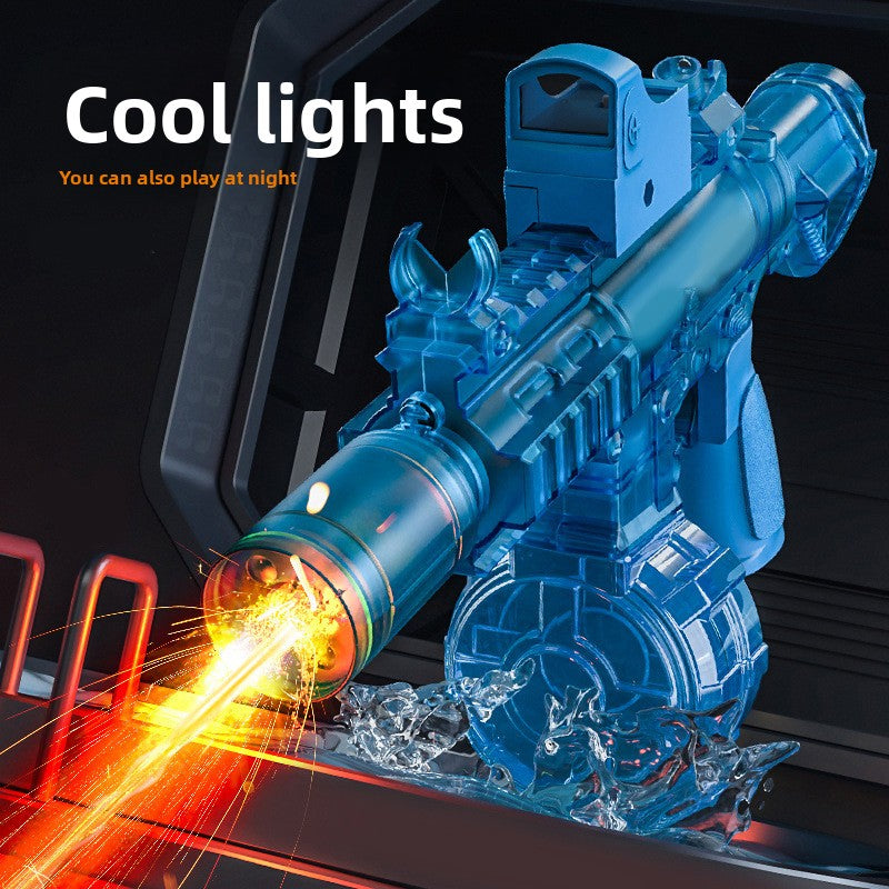 Electric Water Gun with Light and Burst Function