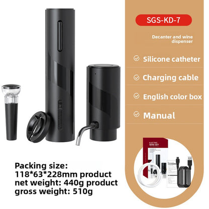 Electric wine aerator
