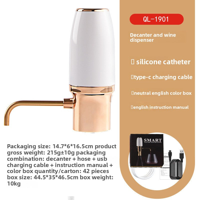 Electric wine aerator