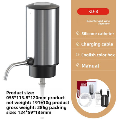 Electric wine aerator