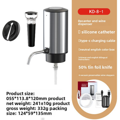 Electric wine aerator