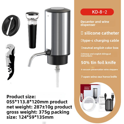 Electric wine aerator