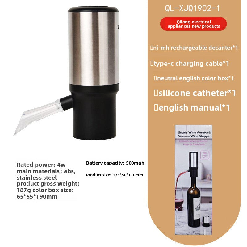 Electric wine aerator
