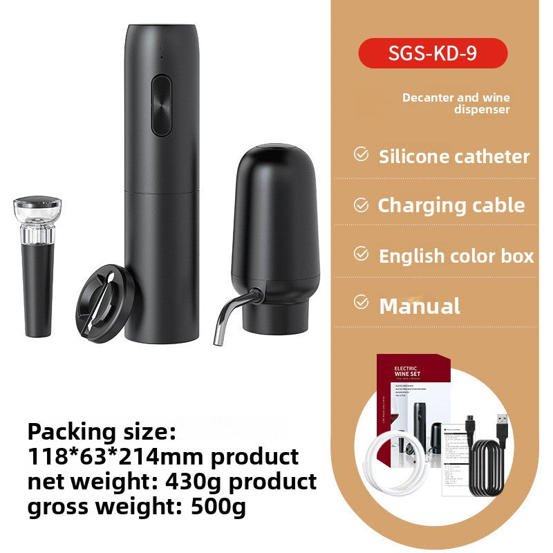 Electric wine aerator