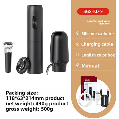 Electric wine aerator