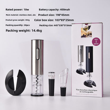 Electric Wine Bottle Opener Set