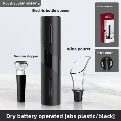 Electric Wine Bottle Opener Set with Accessories