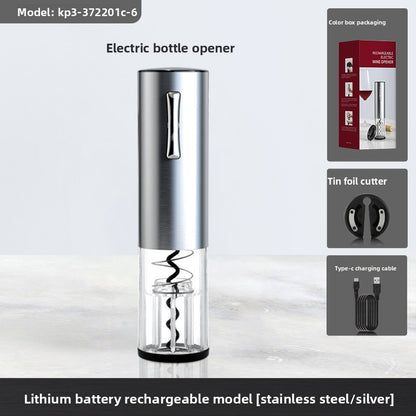 Electric Wine Bottle Opener Set with Accessories