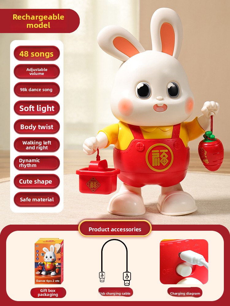 Electric Xiaofu Rabbit Baby Toy