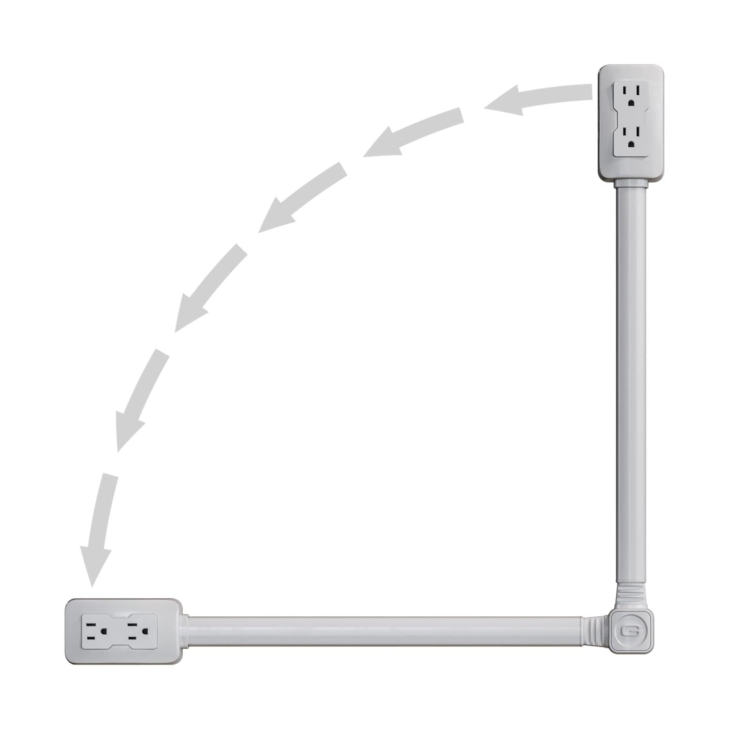 Electrical Outlet Extender with Multiple Sockets