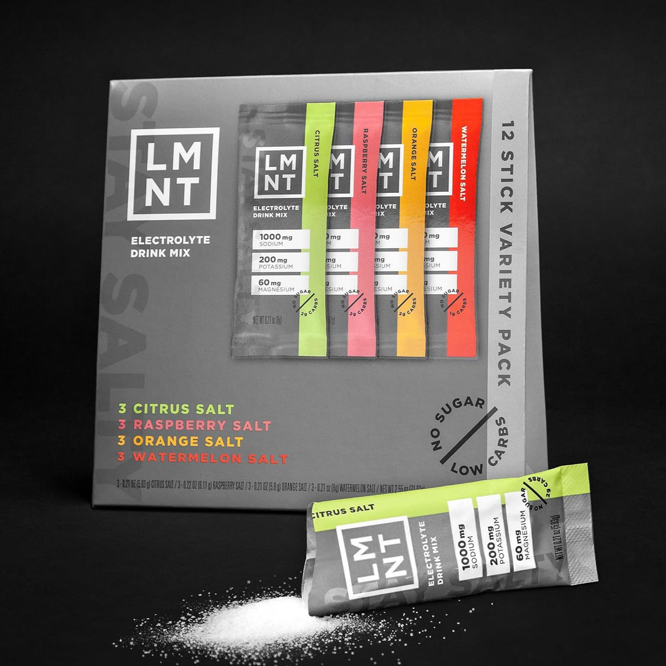 Electrolyte powder sports salt supplement