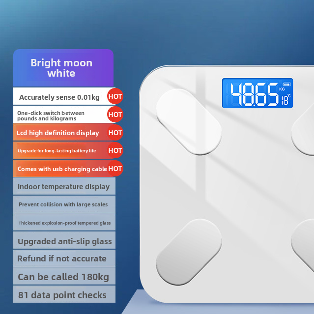 Electronic bathroom scale