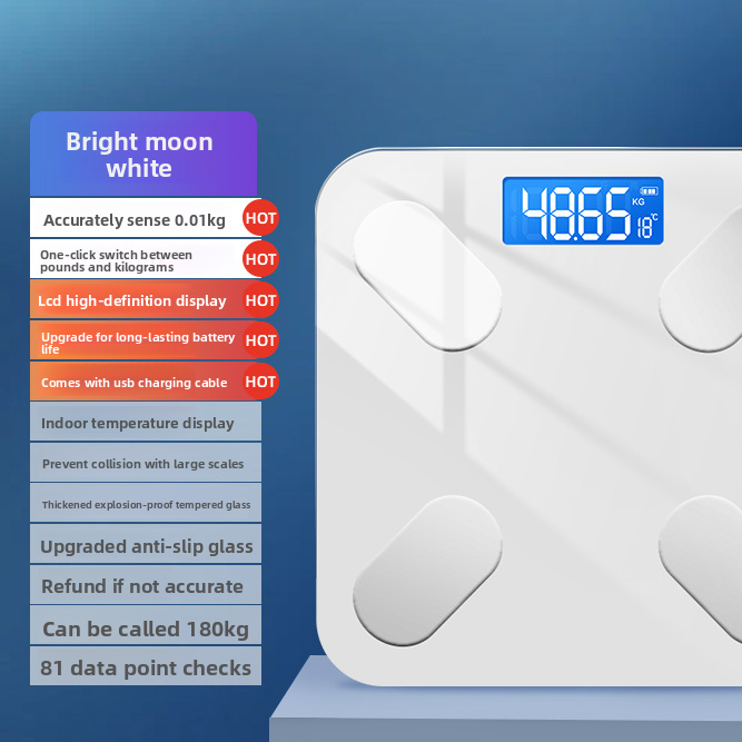 Electronic bathroom scale