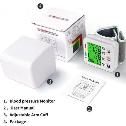 Electronic Blood Pressure Monitor with Voice Guidance