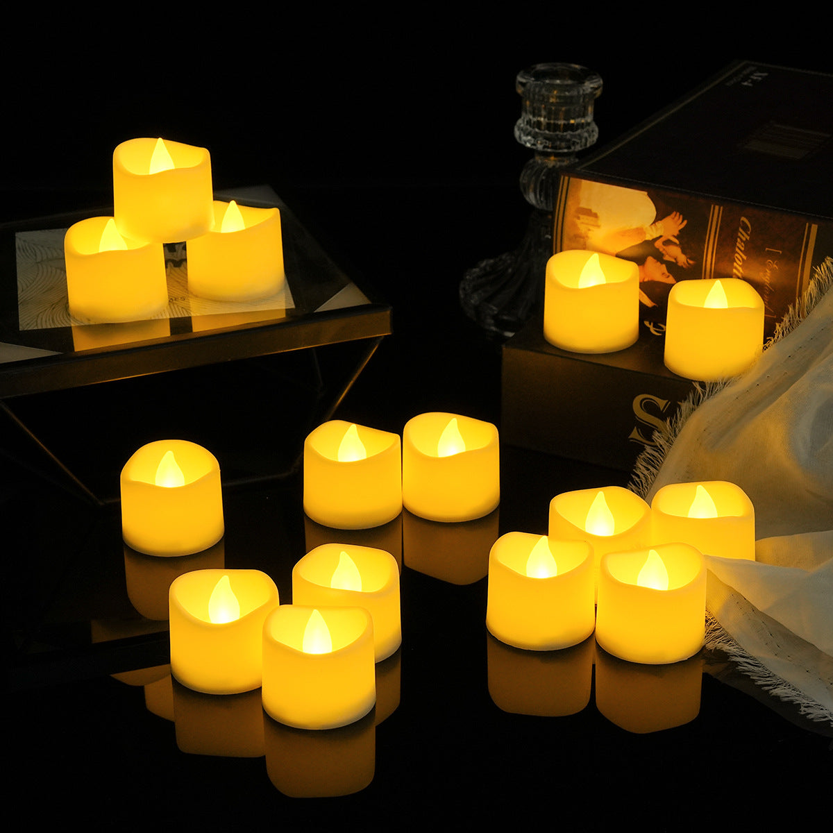 Electronic candle lamp