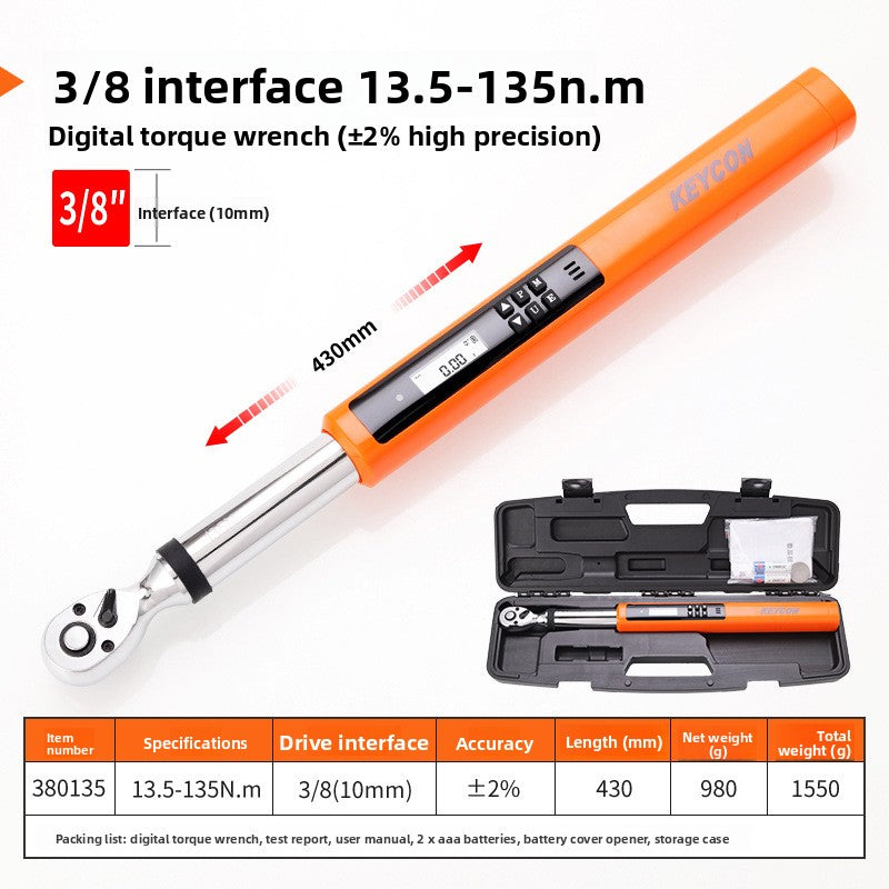 electronic digital display torque wrench