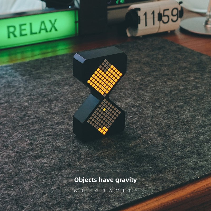 Electronic Hourglass Desktop Decoration with Light Display