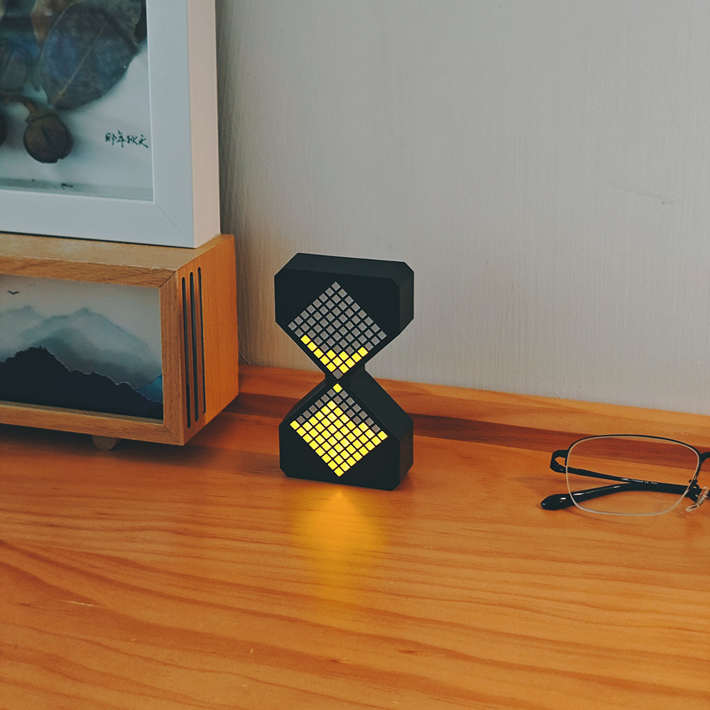 Electronic Hourglass Desktop Decoration with Light Display