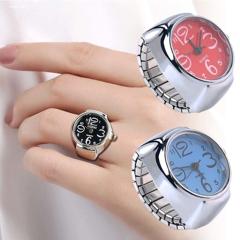 Electronic mini finger watch