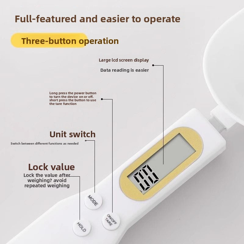 Electronic Scale Measuring Spoon