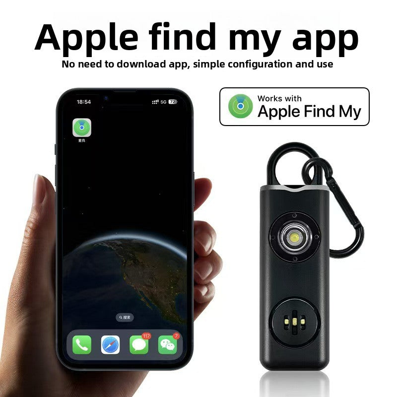Electronic self-defense safety alarm