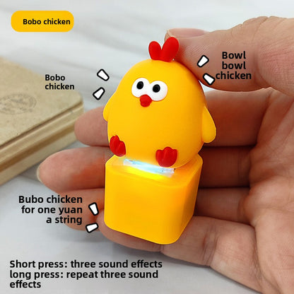 Electronic Sound and Light Toy Keychain