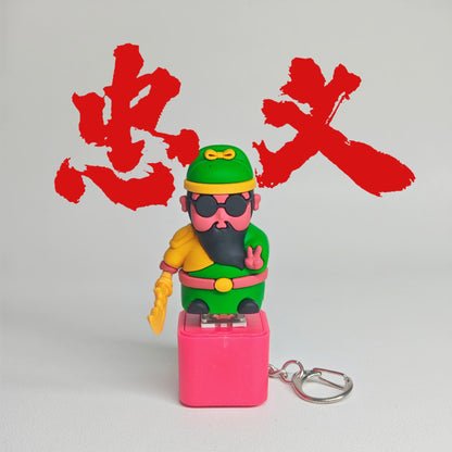 Electronic Sound and Light Toy Keychain