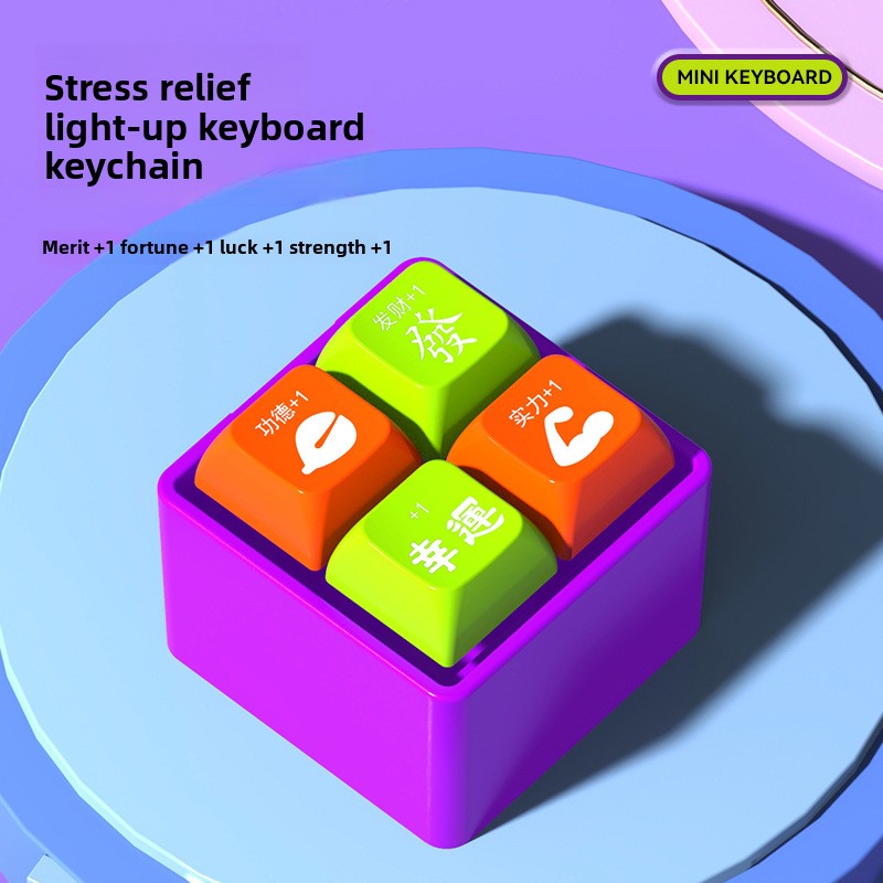 Electronic Sound and Light Toy Keychain