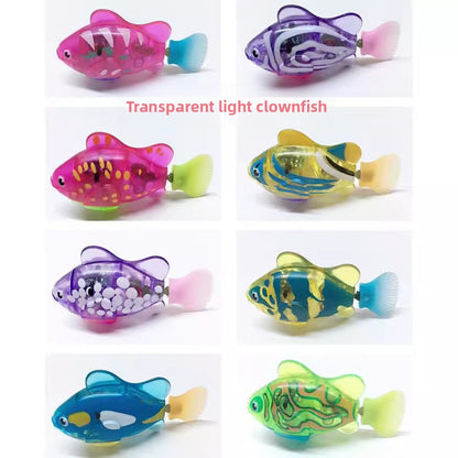 Electronic Swimming Fish Toy with Light