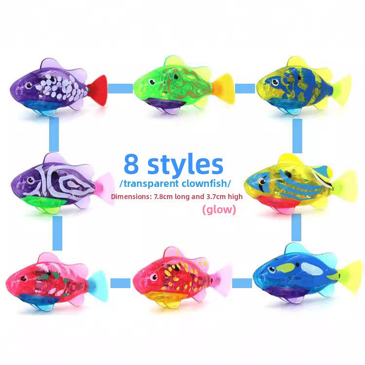 Electronic Swimming Fish Toy with Light