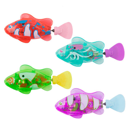 Electronic Swimming Fish Toy with Light