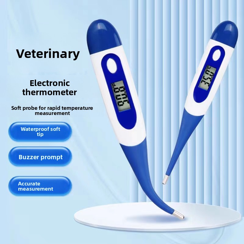 Electronic thermometer for farms