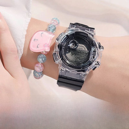 Electronic watch water-resistant