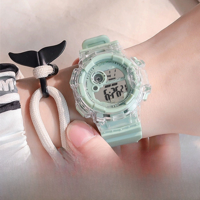 Electronic watch water-resistant