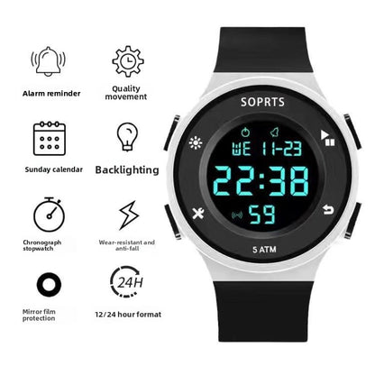 Electronic Watch with Alarm Waterproof Luminous