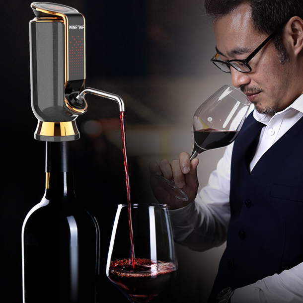 Electronic Wine Aerator with Vacuum Preservation