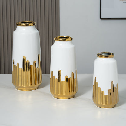 Electroplated Ceramic Vase Decor