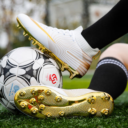 Electroplated Football Shoes with Spike Options