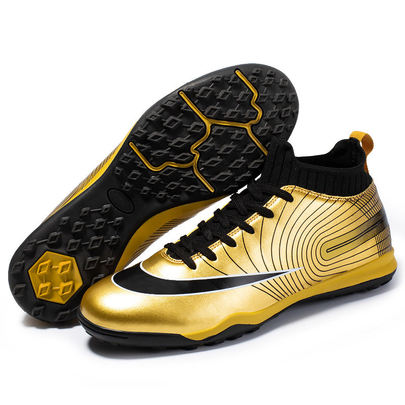 Electroplated Football Shoes with Spike Options